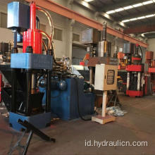 Vertikal Cast Iron Metal Chips Briquetting Press Machine